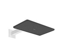 Pommeau de douche Alive Q 24551700 2 jets, économie d'eau hansgrohe avec bras Raindance douche, EcoSmart, blanc mat