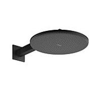 hansgrohe Raindance Alive S 24541670 Pommeau de douche à économie d'eau (EcoSmart) avec bras de douche, douchette à effet pluie, 2 types de jets, pour montage mural, fonction anti-calcaire, noir mat