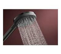hansgrohe Raindance Alive Select S Douchette à main 125 3jet, 24500340, Couleur: Chrome noir brossé