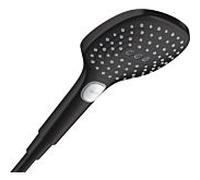Pommeau de douche hansgrohe Raindance Select E 28729670 Pommeau de douche taille 120 mm, 3 jets, EcoSmart+, 6 l/min, noir mat