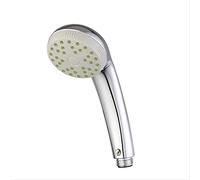 Pommeau de Douche Haute Pression, 1 Jet, Pomme de Douche à Main, Petite douchette à Air Ronde Turbo, 2.6 Pouces chromé