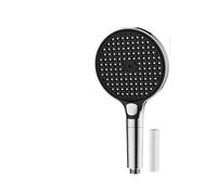 Pommeau de douche haute pression 3 modes, grand panneau de 150 mm, avec filtre, pulvérisateur à main à économie d'eau, accessoires de salle de bain(Sliver Shower)