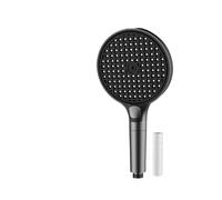 Pommeau de douche haute pression 3 modes, grand panneau de 150 mm, avec filtre, pulvérisateur à main à économie d'eau, accessoires de salle de bain(Grey Shower)