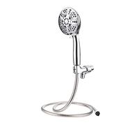 Pommeau de douche haute pression 6 fonctions avec tuyau et support - Accessoires de douche polyvalents pour une expérience ultime de salle de bain