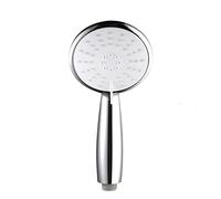 Pommeau de douche haute pression à main avec 3 jets réglables, pommeau de douche universel à économie d'eau pour salle de bain, buses en silicone anticalcaire, chrome