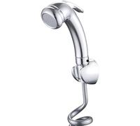 Pommeau de douche haute pression avec déclencheur et douchette à main pour toilettes, filetage 1/2", chromé, pour camping-car, caravane, baignoire, bateau, toilettes, camping, avec bouton marche/arrêt