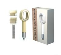 Pommeau de douche haute pression avec filtre pour eau propre, design éponge ABS 3 en 1, compatible avec les tuyaux standard (beige)