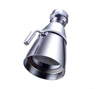 Pommeau de douche haute pression avec réglages de pulvérisation réglables, pulvérisateur à main en cuivre chromé pour un meilleur débit d'eau et une économie d'eau 15 x 10 x 10 cm