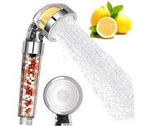 Pommeau de Douche Haute Pression avec Vitamin C Filtre Douchette Ionique Anti Calcaire Chlore, Douche à Main Adoucit l' Eau dure élimine le Chlore Fluorure Calcium pour les Cheveux et Peau secs