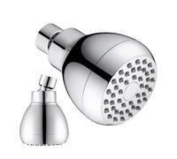 Pommeau De Douche Haute Pression De 3 Pouces Avec Rotule Réglable - Petite Douche À Effet De Pluie Fixe Et Pomme De De Tête - Pommeau De Compact À Économie D'eau Contre Le Calcaire Pour