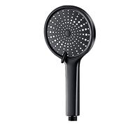 Pommeau de douche haute pression de 30,5 cm et pommeau de douche à main avec fonction d'affichage numérique et bras d'extension, pommeau de douche anti-fuite avec support et tuyau