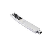 Pommeau de douche haute pression en acier inoxydable 304 - Buses en silicone autonettoyantes - Fonction unique pour salle de bain - Économie d'eau - Accessoire de bien-être - Argenté