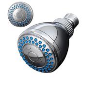 Pommeau de douche haute pression réglable avec petites buses en silicone | Pommeau de douche anti-obstruction pour rinçage de salle de bain, lavage des cheveux