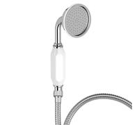 Pommeau de douche Cléo 1889 chrome + flexible