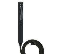 Pommeau de douche JACOB DELAFON Shift+ rond 2 jets noir mat + flexible