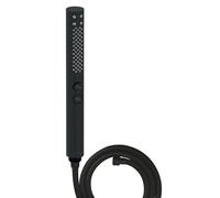 Pommeau de douche JACOB DELAFON Shift+ rond 2 jets noir mat + flexible
