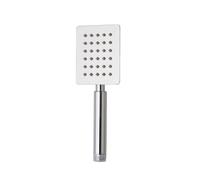 POMMEAU DE DOUCHE MANUEL EN ACIER CHROMÉ DE FORME CARRÉE