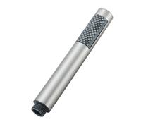 Pommeau de douche manuelle haute pression - Buse de douche à effet pluie en plastique noir pour salle de bain(Brushed Nickel)