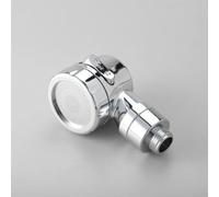 Pommeau de douche multifonction à trois vitesses avec fonction d'arrêt d'eau sous pression pour économiser l'eau et expérience de douche personnalisable (argent)