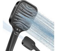 Pommeau de douche noir 8 modes haute pression 120 mm Vendos85