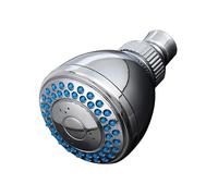 Pommeau de douche - Pommeau de douche galvanisé multicouche | Pommeau de douche réglable haute pression | Pomme de douche avec petites buses en silicone | Pommeau de douche de salle de bain