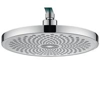 Pommeau De Douche Pommeau de douche rond hygiénique, bain-douche, plafond, pluie, Kit, système salle bains(Sliver,10 inch)