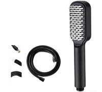 Pommeau de douche portable à deux réglages avec brosse de massage en silicone doux pour chiens, chats et jeunes pour enfants (H)