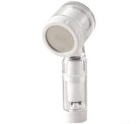 Pommeau de douche portable avec double filtration | Pulvérisateur micro-pores et corps ABS, douche de voyage pour salle de bain, compatible avec connecteurs standard de 10,2 cm