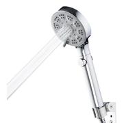 Pommeau de douche pour camping-car avec tuyau - 5 réglages haute pression - Pour remorques de voyage, propriétaires de voitures, camping-cars, campings, voyageurs d'aventure, camping, parcs nationaux
