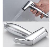 Pommeau de douche pour camping-car, caravane, bateau, chrome ABS avec contrôle du débit d'eau