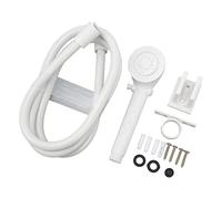 Pommeau de douche pour camping-car, construction robuste, tuyau de 1,5 m, économie d'eau, large application pour bateau et caravane, blanc