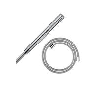 Pommeau de douche Pulsify S 100 EcoSmart chromé + flexible de douche HANSGROHE Designflex 125 cm chromé