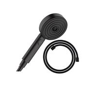Pommeau de douche Pulsify Select EcoSmart 105 3 jets Relaxation + flexible HANSGROHE Designflex 200 cm noir mat