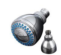 Pommeau de douche, pulvérisateur de salle de bain réglable avec petites buses en silicone, pommeau de douche anti-minimum, accessoires pour salle de bain d'hôtel, fabrication délicate