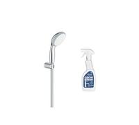 Pommeau de douche Quickfix Vitalio Go 100 avec support mural + nettoyant GrohClean