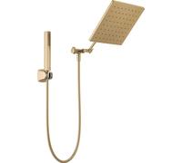 Pommeau de douche Raincan de 25,4 cm et combiné à main avec bras d'extension réglable