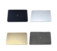 Pommeau de douche réglable à effet pluie 8/10/12 pouces G1/2 Chrome poli for salle de bain(J)