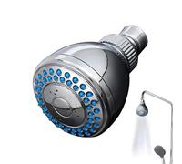 Pommeau de douche réglable avec petites buses en silicone | Pommeau de douche anti-obstruction pour rinçage de salle de bain, lavage des cheveux