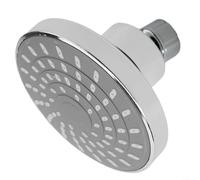 Pommeau de douche rond mural pour salle de bain avec débit d'eau réglable avec rotule buse autonettoyante Diamètre 9,5 cm