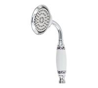 Pommeau de douche téléphonique antique fixé au mur