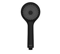 Pommeau de douche Watersaving noir mat universel avec système d'économie d'eau