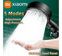 Pommeau de Douche Xiaomi 5 Modes Économiseur d'Eau Haute Pression Réglable Douchette à Main Suspendable Accessoires de Salle de Bain 2026 Silvery 05