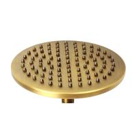 Pommeau de Duche Antique Brass Shower Head 8Inch Round Rainfall Arm Water Saving Hand Held Spray 1.5 M Hose(Shower Head A Style)