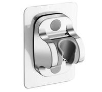 Pommeau de Duche Pommeau de douche grand débit haute pression argent 3 Modes économie d'eau buse de pulvérisation Massage pluie pressurisée salle de bain douche(Silver Shower Holder)