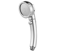 Pommeau de Duche Pommeau de douche grand débit haute pression argent 3 Modes économie d'eau buse de pulvérisation Massage pluie pressurisée salle de bain douche(Silver)