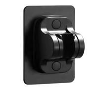 Pommeau de Duche Pommeau de douche grand débit haute pression argent 3 Modes économie d'eau buse pulvérisation Massage pluie pressurisée salle bain(Black Shower Holder)
