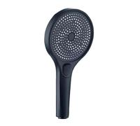 Pommeau de Duche Pommeau de douche haute pression, économie d'eau, buse de pulvérisation, Massage, pluie, accessoires de salle de bains, grand 130mm, noir, 3 Modes(Black Shower)