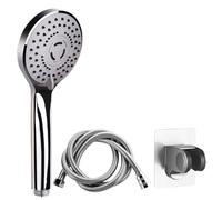 Pommeau de Duche Pommeau de douche Salle de bain Douchette à main pressurisée Accessoires Buse de douche Grand débit d'eau 5 modèles Adaptation universelle Économiser de l'eau(Package2)