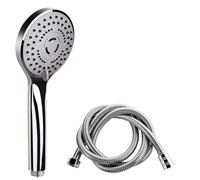 Pommeau de Duche Pommeau de douche Salle de bain Douchette à main pressurisée Accessoires Buse de douche Grand débit d'eau 5 modèles Adaptation universelle Économiser de l'eau(Package1)