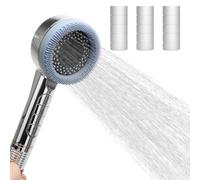 Pommeau de Duche, Pommeau de Duche Haute Pression, 4 Types de Jets, Pommeau de Douche Economie Deau, Pommeau Douche Anti Calcaire Bouton D'arrêt D'eau